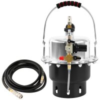TECPO Druckluft Bremsenentlüftungsgerät 5L + E20 Adapter