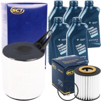 SCT Filterpaket + BMW 5W-30 Twin Power Turbo, 5x1 Liter