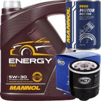 SCT Ölfilter + MANNOL Energy 5L + Motor Doktor