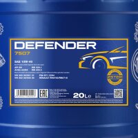 2x MANNOL Defender 10W-40 Motoröl API SN, 20L