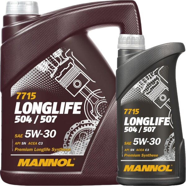 MANNOL Longlife 504 / 507 5W-30, 6L