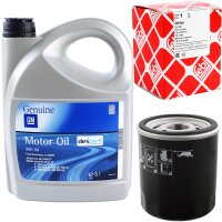 FEBI BILSTEIN Ölfilter + OE OPEL GM 5W-30 dexos2...