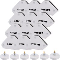 12x TECPO Magnet Schweißwinkel 4 kg 9 lbs +...
