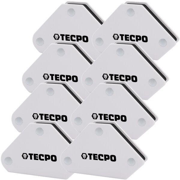 8x TECPO Magnet Schweißwinkel 4 kg 9 lbs Magnetwinkel