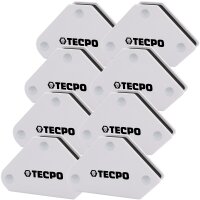 8x TECPO Magnet Schweißwinkel 4 kg 9 lbs Magnetwinkel