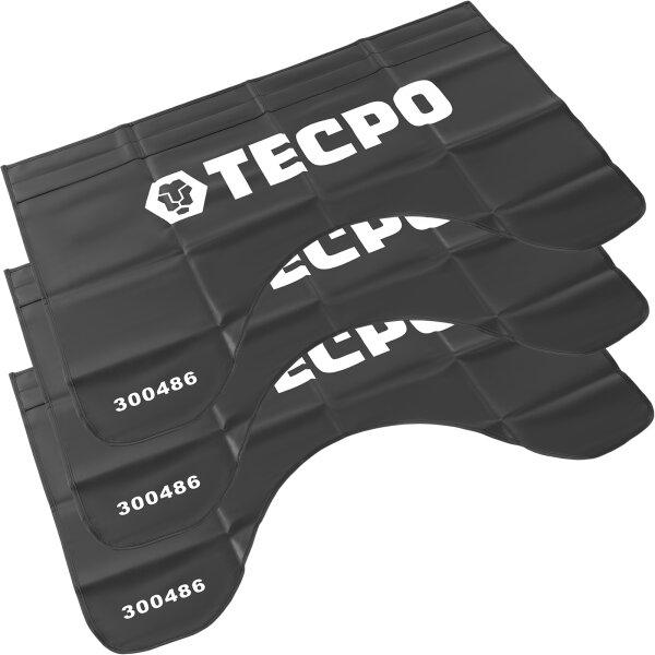 3x TECPO Universal Kotflügelschoner, magnetisch 100x63 cm