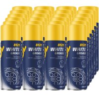 24x MANNOL 8121 White Grease Schmierung, 450 ml