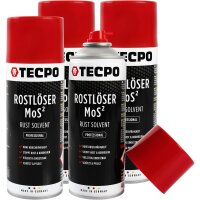 4x TECPO Rostlöser MoS² Rostschutz...