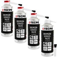 TECPO Bremsen-Servicepaste Schmierfett Bremsenpaste 4x400 ml
