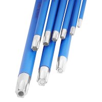 BGS Winkelschlüssel-Satz | T-Profil (für Torx) / T-Profil (für Torx) mit Bohrung T10 - T50 | 9-tlg.