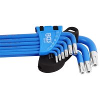 BGS Winkelschlüssel-Satz | T-Profil (für Torx) / T-Profil (für Torx) mit Bohrung T10 - T50 | 9-tlg.