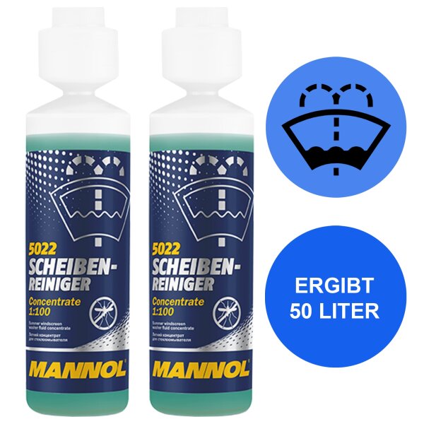 MANNOL Scheiben Reiniger Konzentrat 1:100 Autoglas