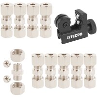 10x Verbinder für 4.75 mm 3/16  Bremsleitung ohne...