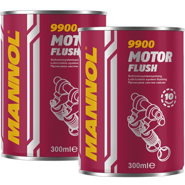 2x MANNOL Motor Flush Oiladditiv 300mL