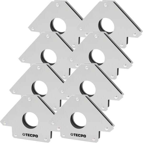 8x TECPO Magnet Schweißwinkel 34 kg 75 lbs