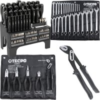 TECPO Schraubendreher- und Bit Set 100-tlg. + 25x...