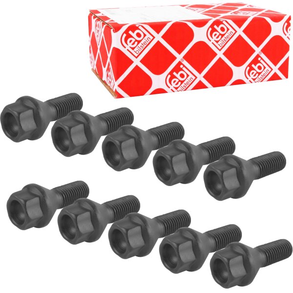 10x FEBI BILSTEIN Radschraube