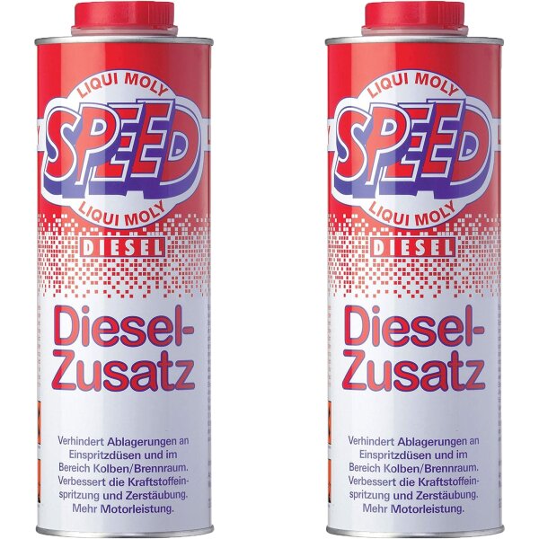 2x LIQUI MOLY Speed Dieselzusatz 1L