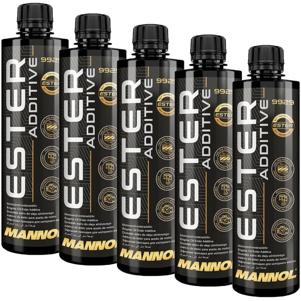 5x MANNOL Ester Additiv, 450 ml
