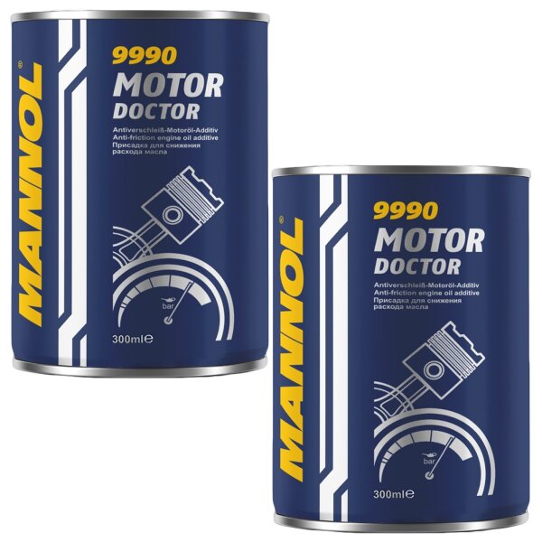 2x MANNOL Motor Doktor Motoröl Additiv, 300 ml