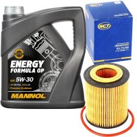 SCT Ölfilter + Mannol 5W-30 7701 O.E.M. 4 Liter