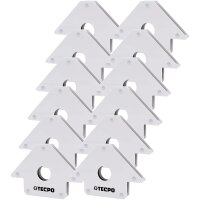 12x TECPO Magnet Schweißwinkel 22.6 kg 50 lbs