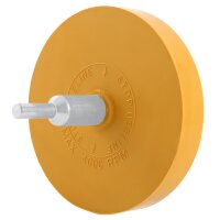 10x TECPO Folienradierer Etiketten Klebereste Aufkleber Entferner Ø 90 mm
