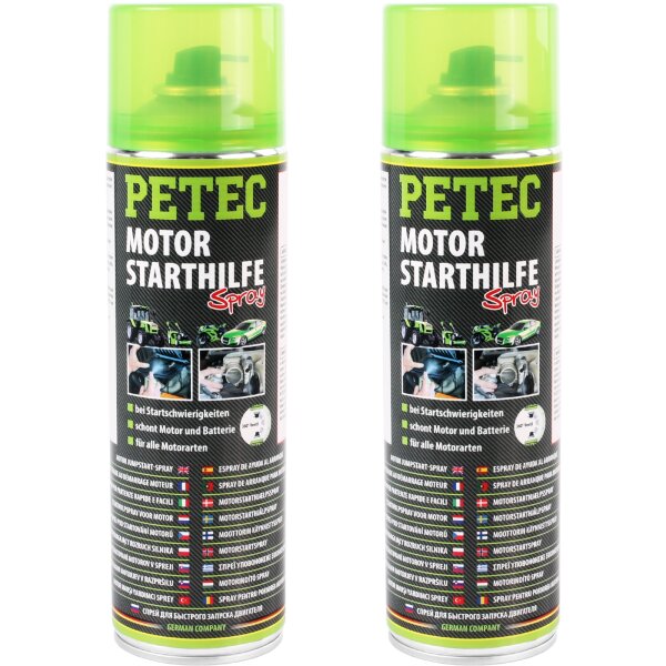 2x PETEC Motorstarthilfe 500 ml
