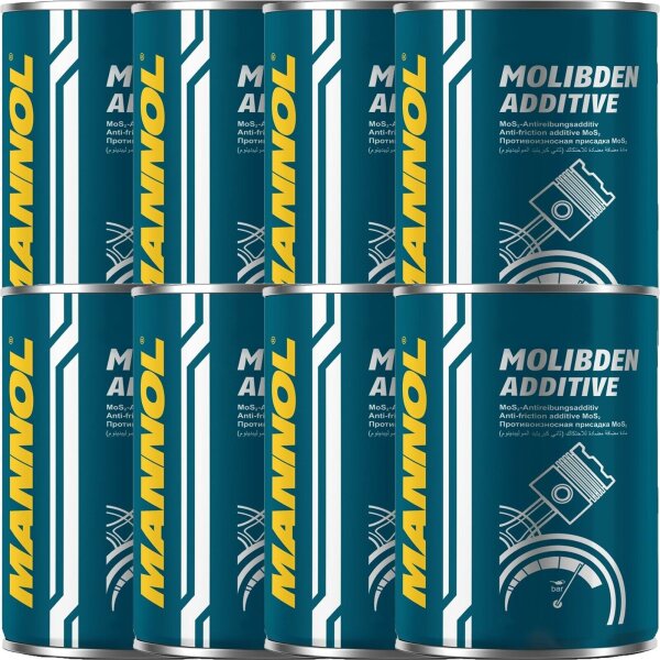 8x MANNOL Molibden Additive, 300 ml