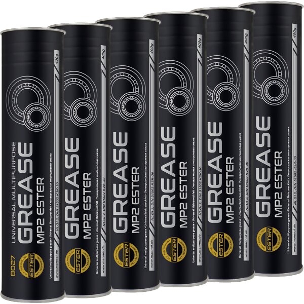 6x MANNOL Mehrzweckfett Universal Grease MP2, 400g