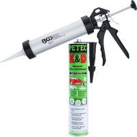 BGS Alu-Kartuschenpresse, 220 mm +1x Klebe- und...