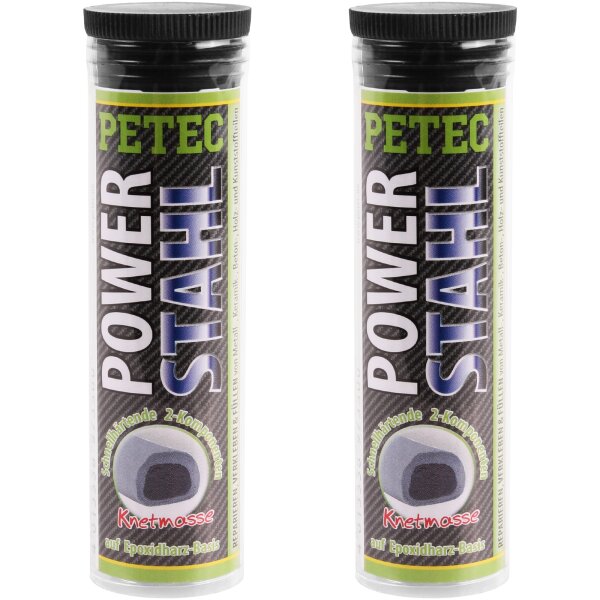 2x PETEC POWER Stahl, 50 g