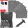 ELRING Feststoffdichtung Reparatur-Kit + Locheisen-Satz 5 - 35 mm