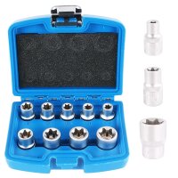 BGS Außen Torx Nüsse E10-E24 + Innen Vielzahn...