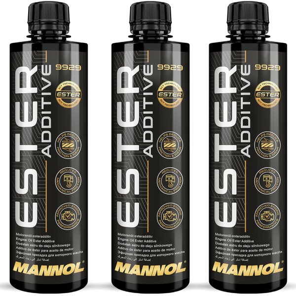 3x MANNOL Ester Additiv, 450mL