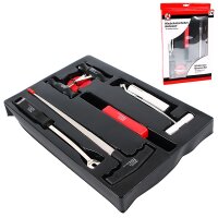 PETEC Scheibenkleber-Set + Windschutzscheiben Ausbauset + Kartuschenpresse + 2x Gummisauger Ø 115 mm