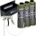 PETEC Steinschlag- & Unterbodenschutz schwarz, 3L + TECPO Druckluft-Unterbodenschutz-Pistole + BGS Magnet-Halter