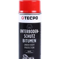 12x TECPO Unterbodenschutz Bitumen schwarz, 500 ml +...