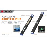 2x TECPO LED Arbeitslampe, 360 Lumen