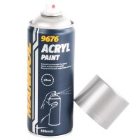 2x MANNOL Acryl Paint Silver, 400 mL