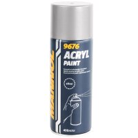2x MANNOL Acryl Paint Silver, 400 mL