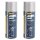 2x MANNOL Acryl Paint Silver, 400 mL