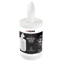 12x TECPO Putzrolle 2-lagig, 23x30 cm, WEIß-300