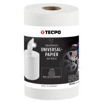 12x TECPO Putzrolle 2-lagig, 23x30 cm, WEIß-300