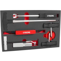 TECPO Windschutzscheibe-Reparaturset + 2x Scheibenkleber 290 ml MS-Polymer