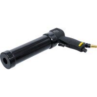 BGS Druckluft-Kartuschen-Pistole +3x PETEC Klebe- und DIchtmasse, Black