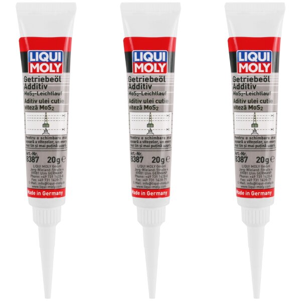 3x LIQUI MOLY 1040 Getriebeoil-Additiv, 20 g