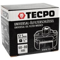 TECPO Universal Ölfilterschlüssel 60 bis 80 mm