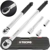 TECPO Drehmomentschlüssel 1/2" 28-210 Nm +...