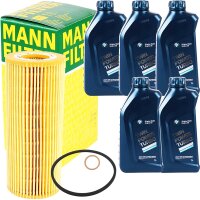 Mann-Filter Ölfilter + 5 Liter Original BMW 5W-30...